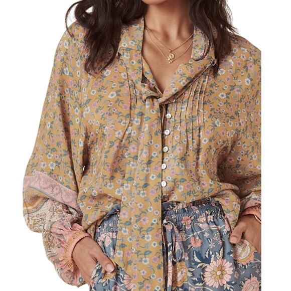 Spell Women's Mossy Blouse SZ Small Boho - Picture 1 of 10